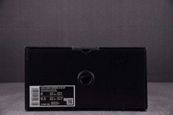 nike zoom vomero 5 dark grey black white ci1694-001