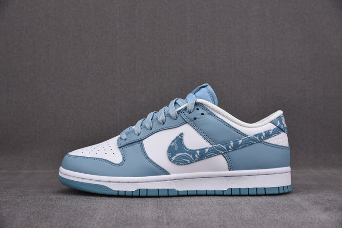 nike dunk low essential paisley pack worn blue (w) dh4401-101
