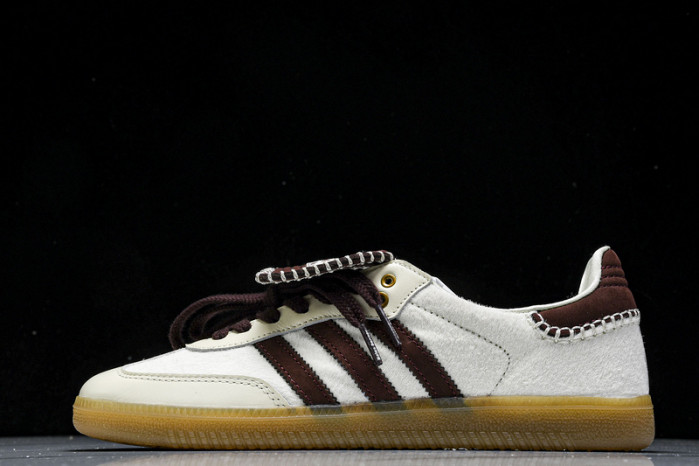 wales bonner x samba pony ''cream white'' - ie0586