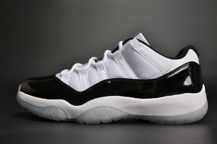 air jordan 11 retro lof "concord" black/ white mens 528895-153