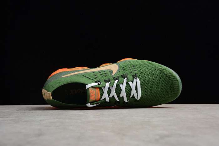 dragon ball super x nike air vapormax flyknit 2018 dark green/light brown mens aa3858-101