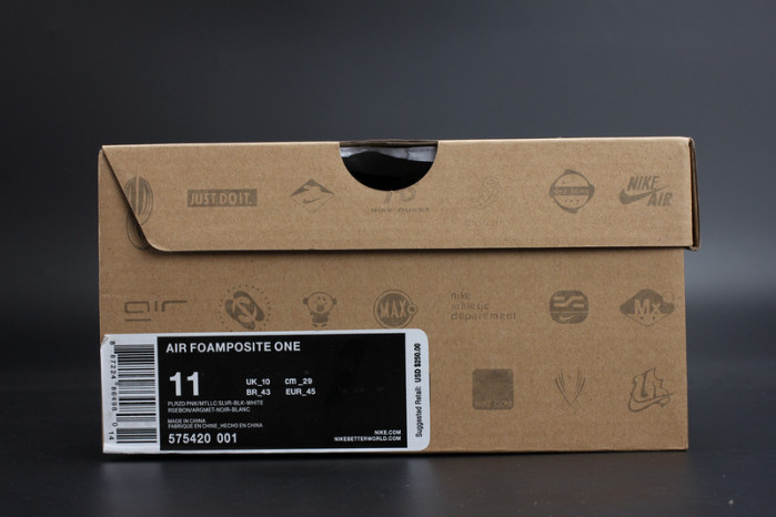 nike air foamposite one prm "fighter jet" mens 575420-001